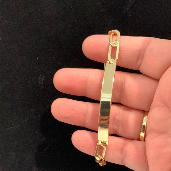 Other - 14k Gold Plated Gold Chain Bracelet for Women/ Men